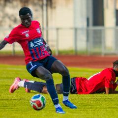 Alytiškių įvarčių autoriai E. Appiah iš Ganos ir A. Sow iš Senegalo
