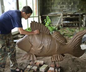 Skulp­to­rius Ro­ber­tas Oža­lins­kas 