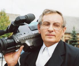 Vladas Krušna. Su kamera ant peties. Zitos Stankevičienės nuotr. 