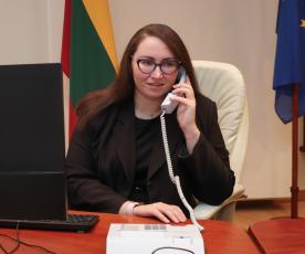Teisingumo ministrė Evelina Dobrovolska. Dainiaus Labučio (ELTA) nuotr.