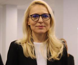 Re­gist­rų cen­tro Klien­tų ap­tar­na­vi­mo di­rek­to­rė Dai­va Ka­ra­liū­nie­nė. Zitos Stankevičienės nuotr.