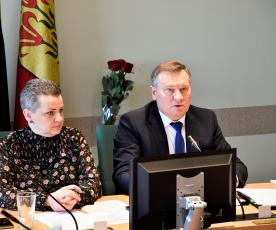 Alytaus rajono meras A.Vrubliauskas ir mero pavaduotoja D. Kitavičienė