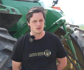 Ūkininkas Vytautas Valaitis. Gin­tau­to Kniukštos nuotr.