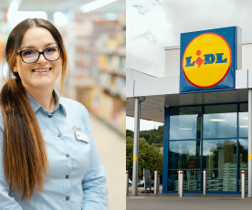 LIDL parduotuvės Kaune vadovė Rita.