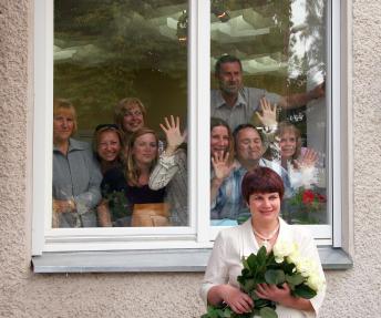 2008-ie­ji, Aud­ro­nė Ja­kuns­kie­nė ap­do­va­no­ta Aly­taus mies­to sa­vi­val­dy­bės kul­tū­ros pre­mi­ja. Ga­li­nos Ta­mo­šiū­nie­nės nuotr.