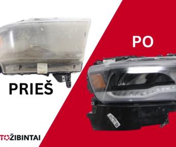 automobilio zibintai