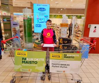 „Mais­to ban­ko“ ak­ci­jo­je