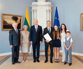 Vaškelevičius su prezidentu